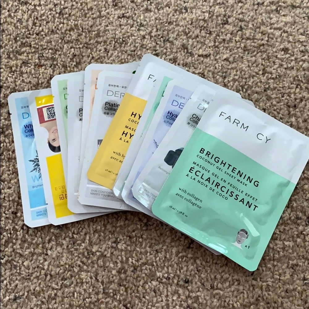 Lot of 12 Sheet Mask Facials